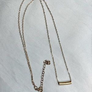 Vintage Solid Sterling Silver Retro Geometric Minimalist Pendant & Necklace